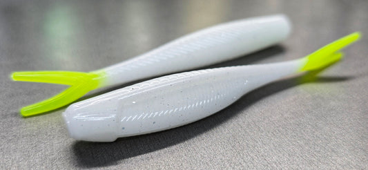 4" FROST WHITE / CHARTREUSE